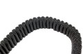 Smycz dla psa L-BUNGEE-BLACK,rozciągliwa 120-180cm Czarna
