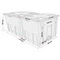 Filtr przepływowy do Oczka Stawu SunSun CBF-350B do 60000L