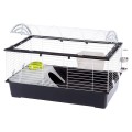 FERPLAST CASITA 80 Klatka Dla Królika, Świnki, Gryzoni 78cm Czarno-Biała