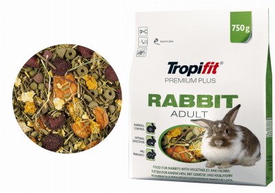 Tropifit Premium Plus RABBIT 750g Pokarm Dla Królika