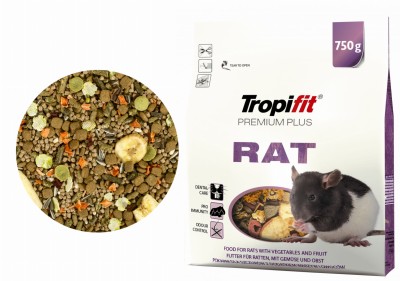 Tropifit Premium Plus RAT 750g Pokarm Dla Szczura