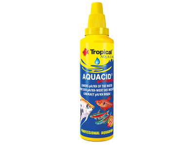 TROPICAL AQUACID pH MINUS 30ml - Obniża pH / KH Wody w Akwarium