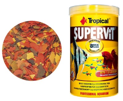 TROPICAL SUPERVIT 1000ml - Pokarm Płatki Dla Ryb