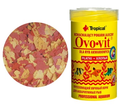 TROPICAL OVO-VIT 100ml - Pokarm Jajeczny Płatki Dla Ryb