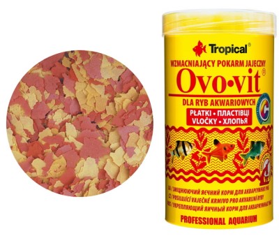 TROPICAL OVO-VIT 250ml - Pokarm Jajeczny Płatki Dla Ryb