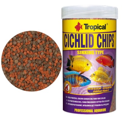 TROPICAL CICHILD CHIPS 250ml - Pokarm Dla Pielęgnic
