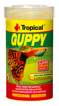 TROPICAL GUPPY 100ml - Pokarm W Płatkach Dla Gupików