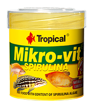 TROPICAL MIKRO-VIT SPIRULINA 50ml - Pokarm Dla Narybku