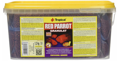 TROPICAL RED PARROT GRANULAT 3l Pokarm Dla Pielęgnic Papuzich