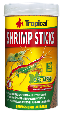 TROPICAL SHRIMP STICKS 250ml Pałeczki Dla Słodkowodnych i Morskich Skorupiaków