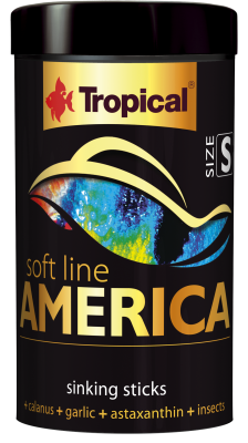 TROPICAL SOFT LINE AMERICA SIZE S 100ml Pokarm Dla Ryb