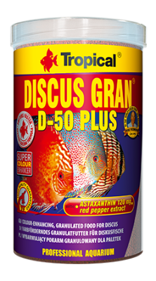TROPICAL DISCUS GRAN D-50 PLUS 1000ml Pokarm Dla Paletek