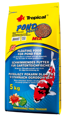 Tropical Pond Pellet Mix 5kg - pokarm dla ryb hodowanych w oczku wodnym