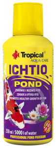 TROPICAL ICHTIO POND 250ml - preparat dla prawidłowego rozwoju i zdrowia ryb w oczkach wodnych