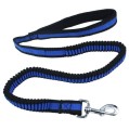 Smycz dla psa L-BUNGEE-BLUE,rozciągliwa 120-180cm Niebieska