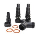 TRÓJNIK NA WĄŻ POMPY FILTRA 3/4"-1" 20mm / 25mm Z REGULACJĄ