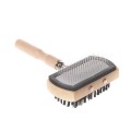 Szczotka Dwustronna z Drewnianą Rączką 17cm GS04