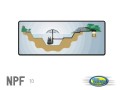 Filtr ciśnieniowy do oczka wodnego z lampą UV-C 7W Aqua Nova NPF-10 do oczka 4000L