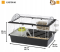 FERPLAST CASITA 80 Klatka Dla Królika, Świnki, Gryzoni 78cm