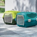 TRANSPORTER GULLIVER 1 DLA PSA KOT KRÓLIK 48x32x31cm SZARY Metal