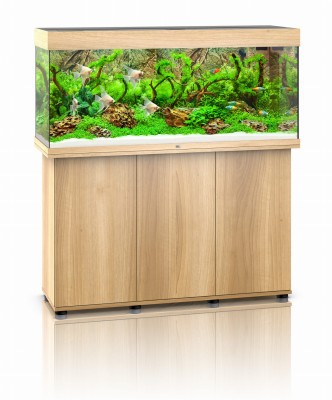 Juwel Rio 240l 121x41cm Zestaw z Szafką Jasne Drewno