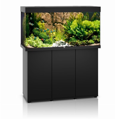 Juwel Rio 350l 121x51cm Zestaw z Szafką Czarny