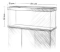 Juwel Rio 450l 151x51x66cm Zestaw Akwarium Czarne