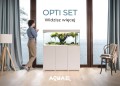 AQUAEL OPTI SET 240L 121x41x56 zestaw akwarium LED CZARNY