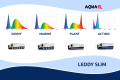 AQUAEL LEDDY Slim Marine 32W 10000K BELKA LED 80-100cm CZARNA
