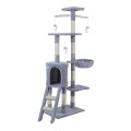 Drapak Dla Kota Drzewko XL 138x50x38cm Jasno - Szary