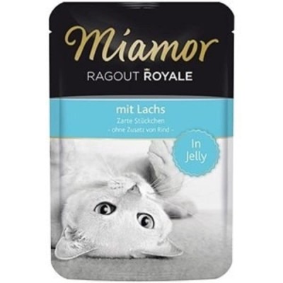Miamor Ragout Royale w galaretce z Łososiem 100g