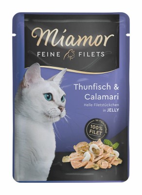 Miamor Karma Mokra Feine Filets Tuńczyk z Kalmarami 100g