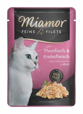 Miamor Karma Mokra Feine Filets Tuńczyk z Rakami 100g