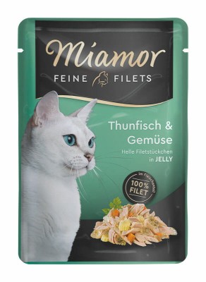Miamor Karma Mokra Feine Filets Tuńczyk z Warzywami 100g