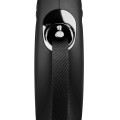 FLEXI Smycz automatyczna NEW CLASSIC taśma M 5m do 25kg CZARNA