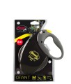 FLEXI Smycz automatyczna GIANT NEON Taśma M do 25kg 8m