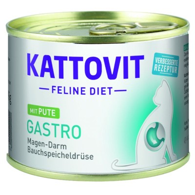Kattovit Gastro z Indykiem Specjalistyczna Karma dla Kotów 185g