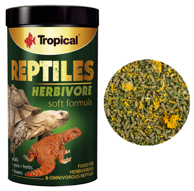 Tropical Reptiles Herbivore Pokarm Dla Roślinożernych i Wszystkożernych Gadów 1000ml/260g