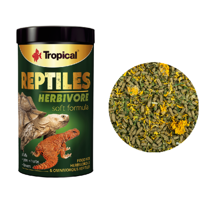 Tropical Reptiles Herbivore Pokarm Dla Roślinożernych i Wszystkożernych Gadów 250ml/65g