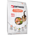 ONTARIO CAT STERILIZED SALMON 6,5KG KARMA DLA KOTÓW WYKASTROWANYCH Z ŁOSOSIEM
