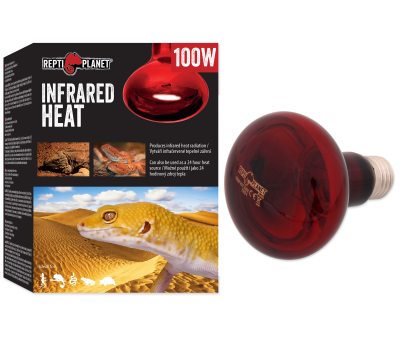 Repti PLANET Infrared Heat Żarówka Grzewcza Do Terrarium 100W