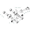 Lampa Ze Stali Nierdzewnej SunSun CUV-755 UV-C 55W STERYLIZATOR Do Oczka do 65000l