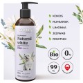 Comfy Natural White Szampon z Pompką dla Psów Podkreśla Jasny Kolor Sierści 250ml