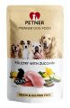 PETNER Wysokomięsna Karma Mokra DRÓB Z CUKINIĄ 95,5% Mięsa 500g