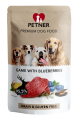 PETNER Wysokomięsna Karma Mokra DZICZYZNA Z BORÓWKAMI 95,5% Mięsa 500g