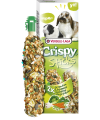 Versele-Laga Crispy Sticks Rabbits-Guinea Pigs Vegetsbles 110g 2 Kolby Warzywne dla Królików i Kawii Domowych