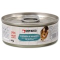 Ontario Karma Mokra Chicken Pieces+Salmon 95g Kurczak z łososiem