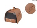 Amiplay Transporter dla Zwierząt TORBA New York Transportowa dla Psa Kota L 45x29x28cm Brązowa
