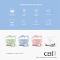 CATIT Fontanna Poidło dla Kota PIXI 2,5l 22x22x19,5cm ZIELONA