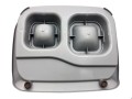NEMBO Miski na Podstawce Tacy dla Psa Kota 0,25l+0,3l 48x38x12cm NIEBIESKIE